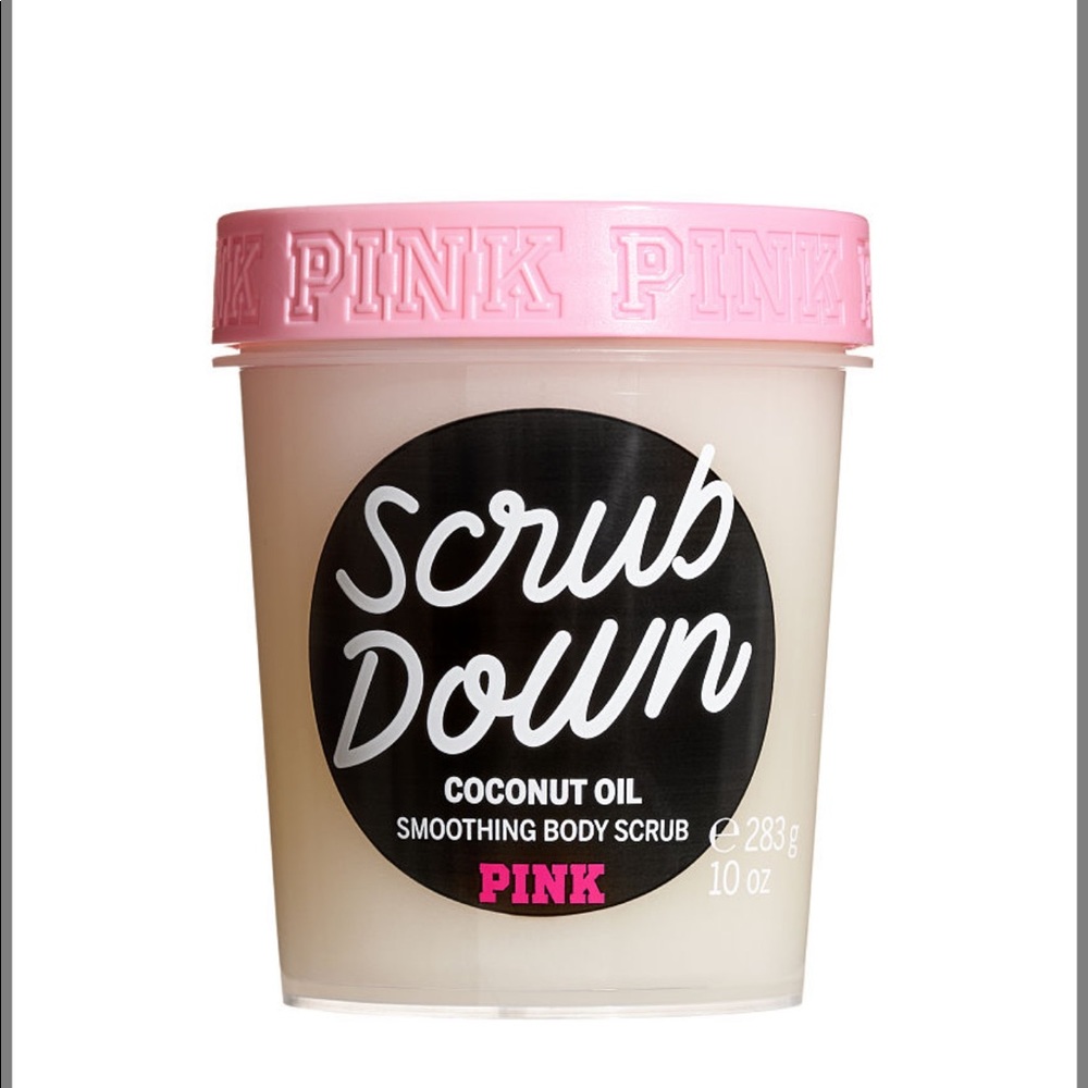 Victoria secret pink scrub down coconut body new